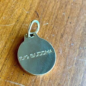 Big Buddha charm about  1” charm logo trinket
